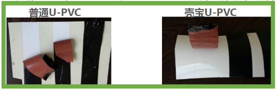 贏勝殼寶U-PVC與普通PVC的對比 贏勝殼寶U-PVC與普通PVC的對比